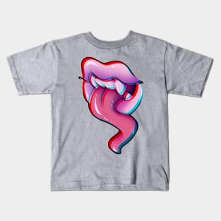 Tongue and Teeth Kids T-Shirt